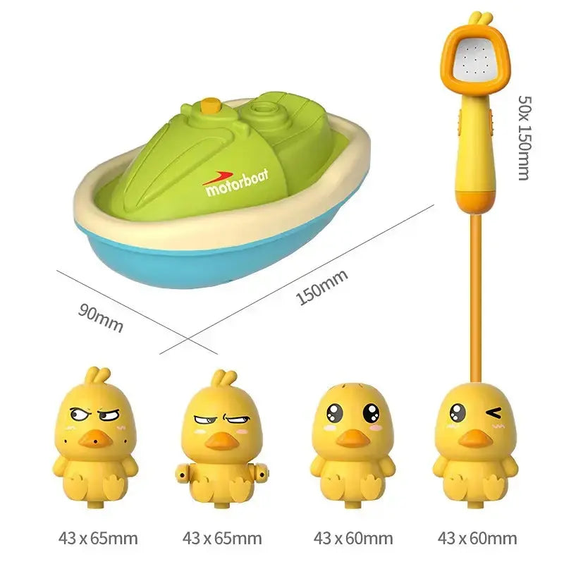 Electric Duck Spray Baby Bath Toy Set Baby Bumpity Boo