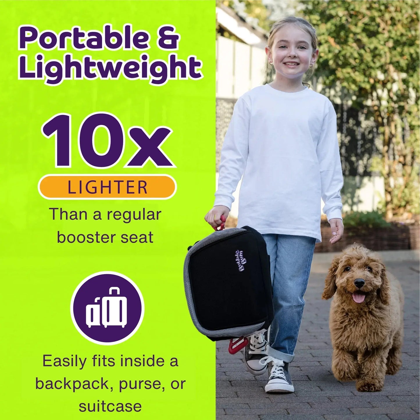 BubbleBum Inflatable Car Booster Seat - Travel Booster Seat - Black Style ✔️ BubbleBum Booster Seats