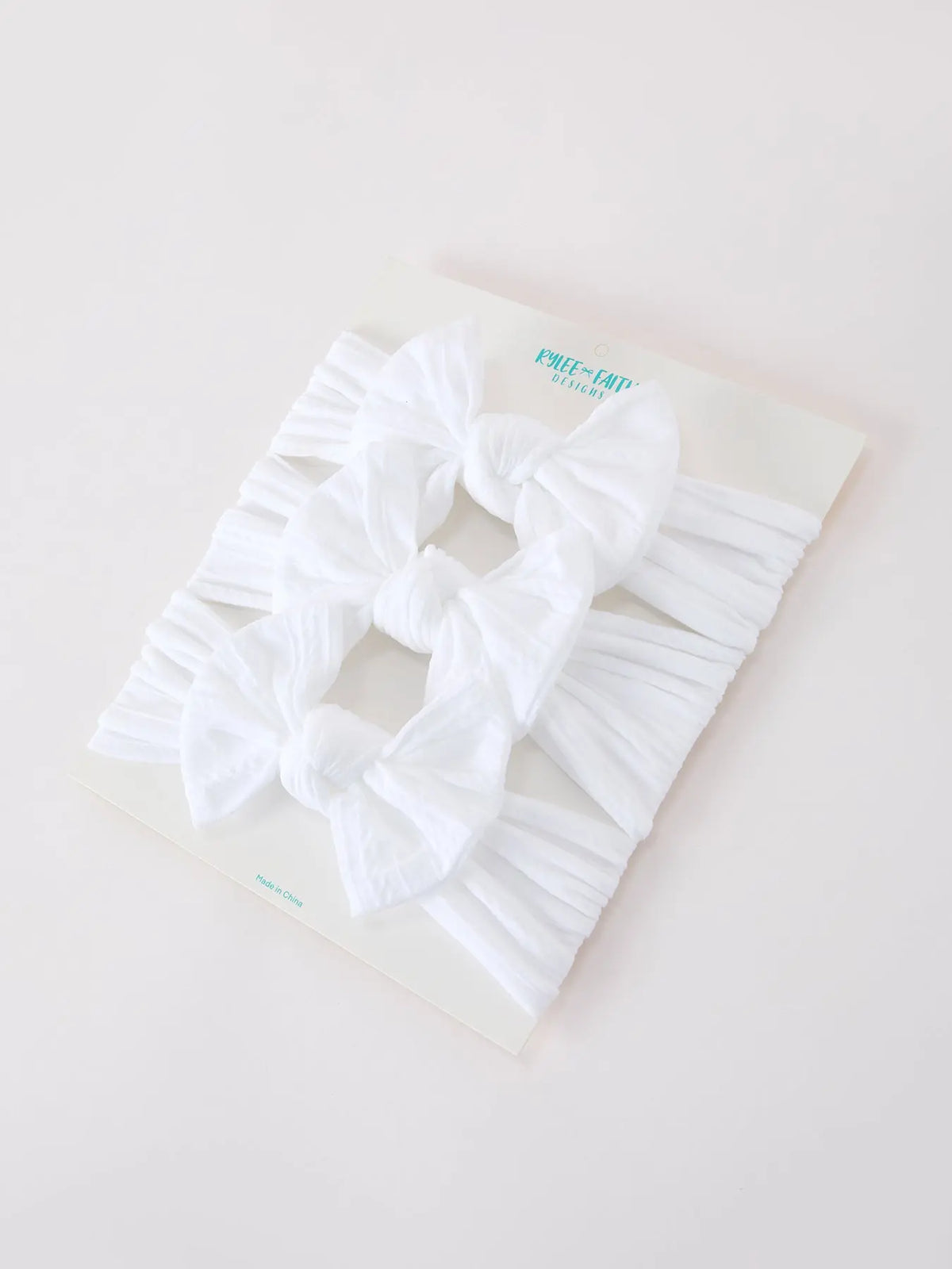 Baby Girl Bow Headband Same Color 3 Piece Set