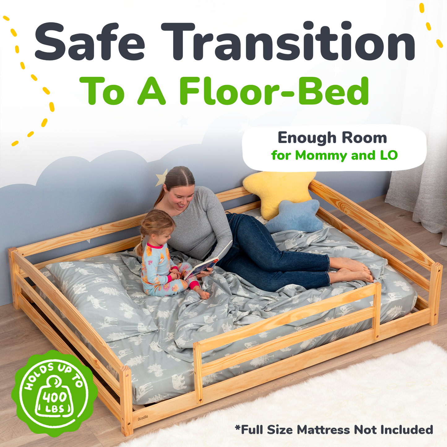 Floor Bed - Full Size Ocodile.com