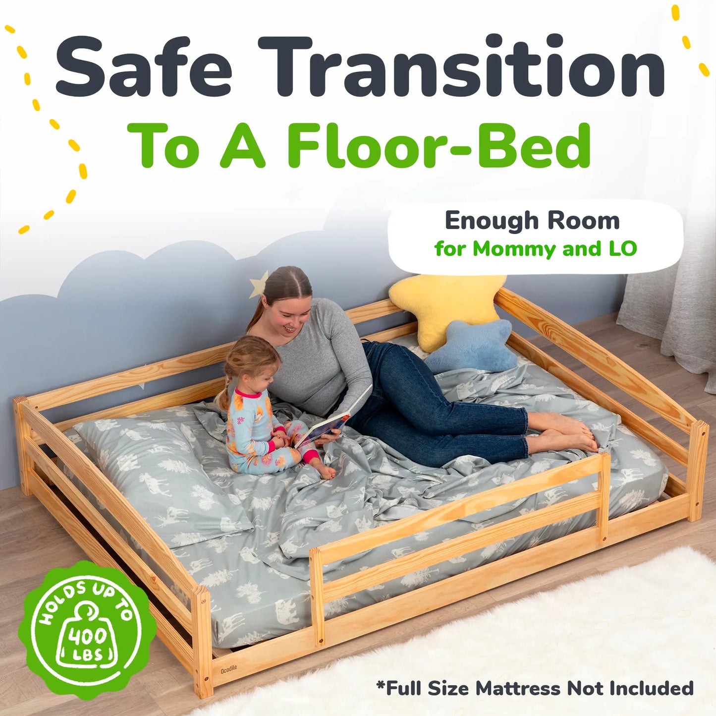 Floor Bed - Full Size Ocodile.com