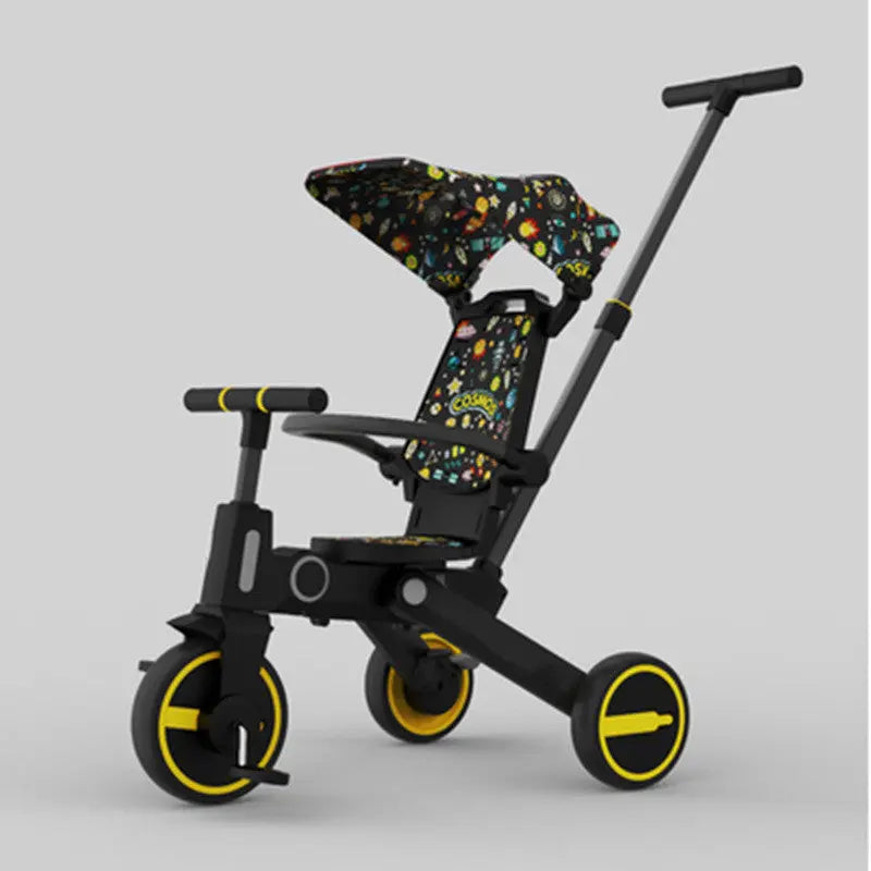 Children's Foldable Lightweight Three-wheeled Stroller Baby Bumpity Boo