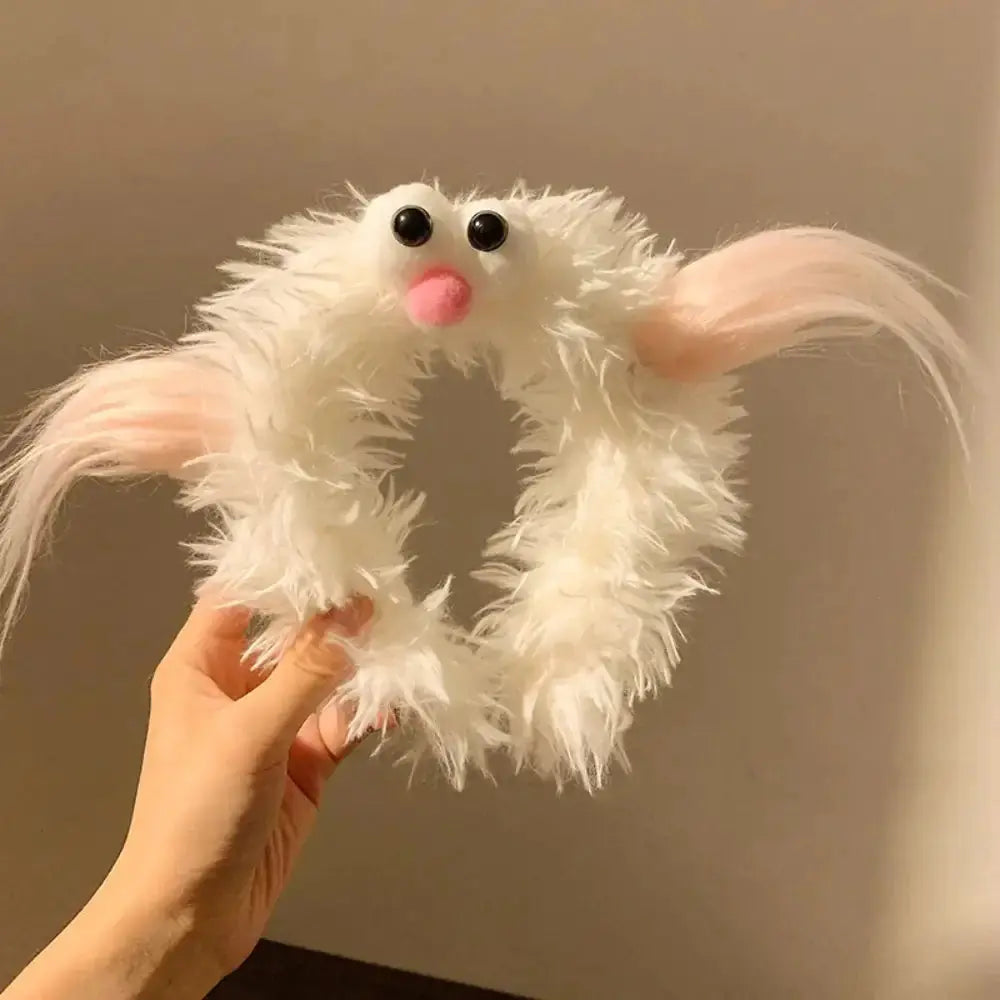 Cute Monster Purple Fur Headband Baby Bumpity Boo