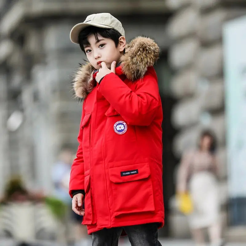 Down jacket long thick Baby Bumpity Boo