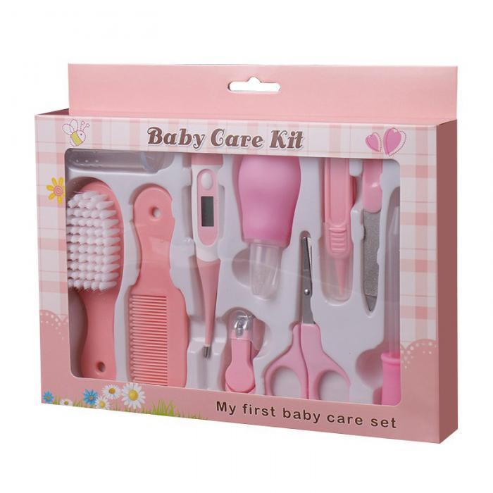Children's beauty set with toy makeup and grooming tools