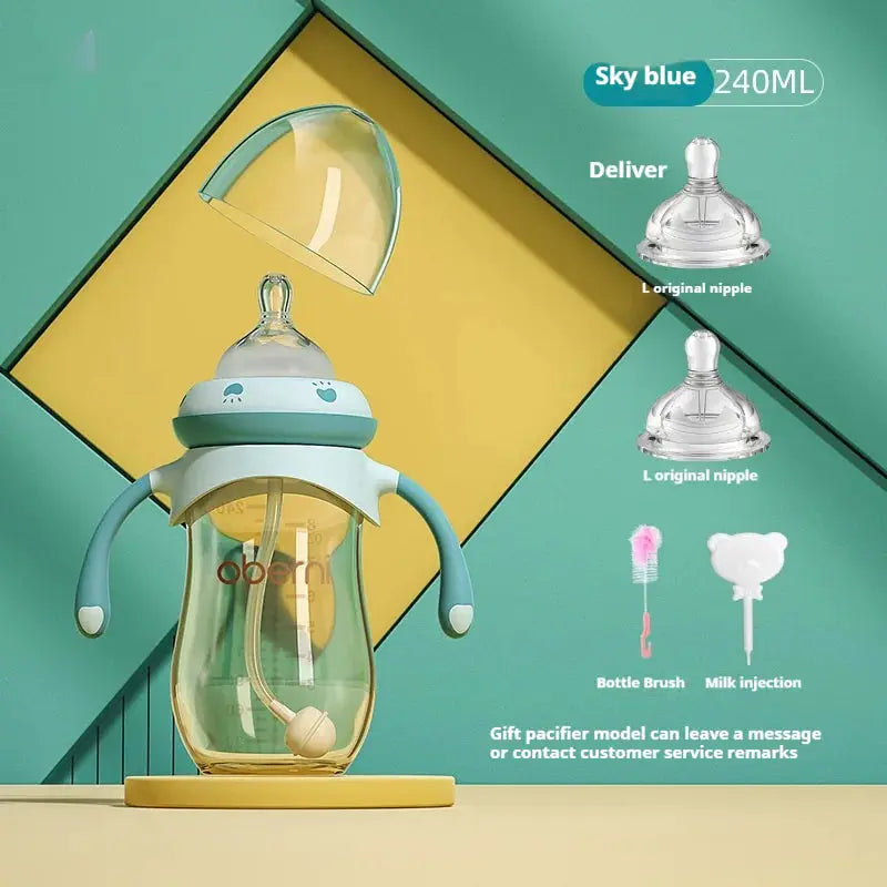 Triple-Action Anti-Colic Wide Caliber Feeding Bottle Baby Bumpity Boo