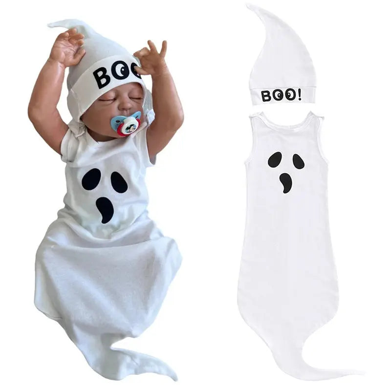 Halloween Baby Costume Jumpsuit Two-piece Set Baby Bumpity Boo
