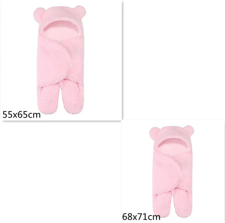 Lamb Plush Sleeping Bag Newborn Baby Swaddling Quilt Baby Bumpity Boo