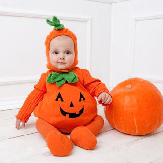 Baby Clothes Fashion Halloween Costume Pumpkin Halloween Jumpsuit