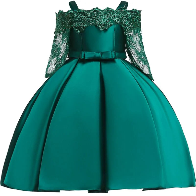 Christmas Dress With Flared Sleeves For Girls Baby Bumpity Boo