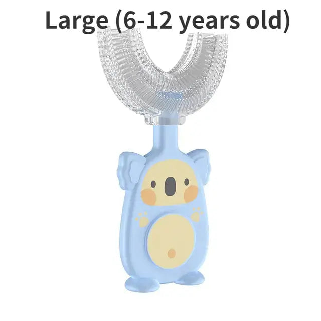 U-shaped Manual Silicone Kids Toothbrush Baby Bumpity Boo