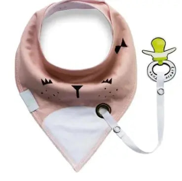 Bib with Pacifier Clip Baby Bumpity Boo