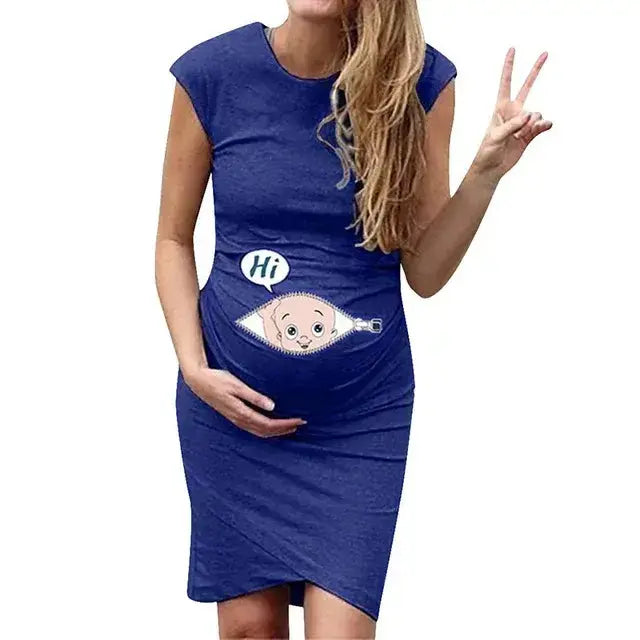 Maternity Loose Dress Baby Bumpity Boo