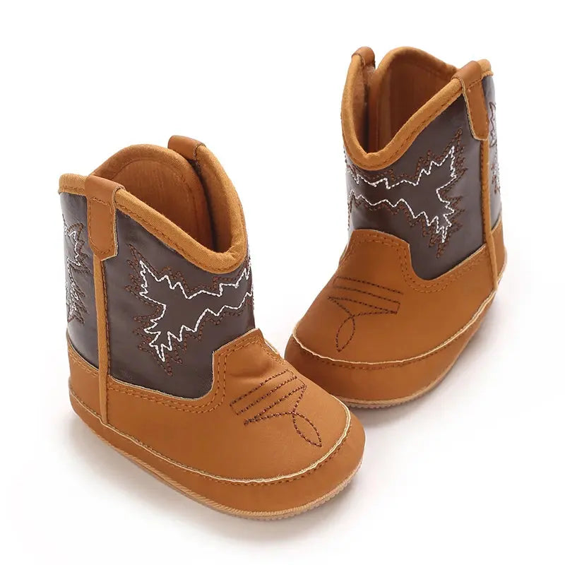 Infant Winter Snow Boots Embroidery Warm Baby First Walker Shoes for Christmas, Baby Girls Boys Shower
