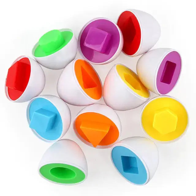 Baby Learning Educational Toy Smart Egg Toy Games Shape Matching Sorters Toys Montessori Eggs Toys For Kids Children 2 3 4 Years Baby Bumpity Boo