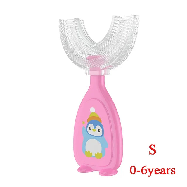 New Children Smart 360 Degree U Shape Manual Toothbrush