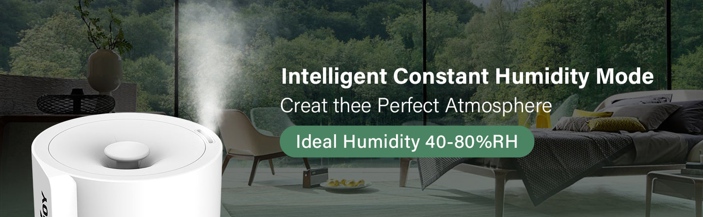 Sejoy Cool Mist Humidifier for Baby – Quiet Bedroom Air Humidifier