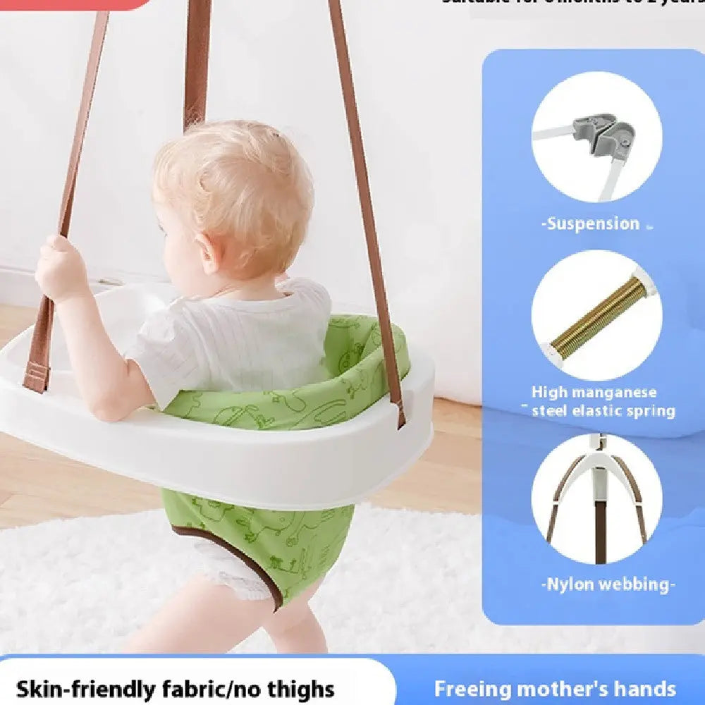 Baby Jumping Chair Children Bouncing Gymnastic Rack Toddler Chair Indoor Swing Early Education Baby Bumpity Boo