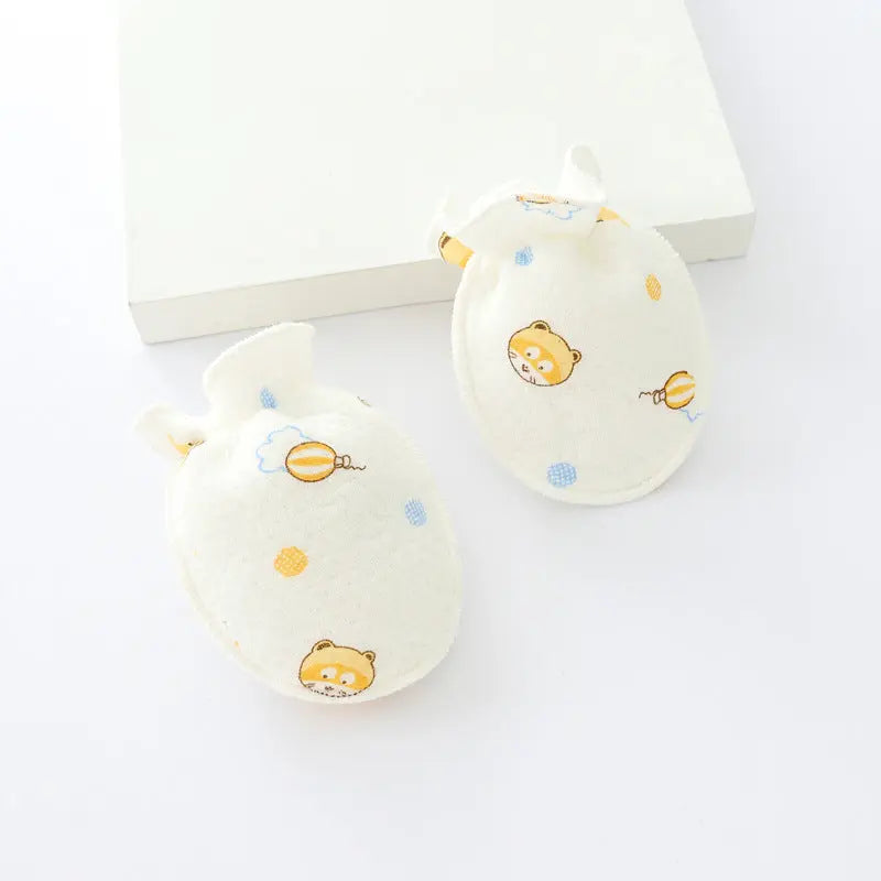 Newborn Warm Anti-scratch Glove Clip Cotton For Baby Protective Gloves Baby Bumpity Boo