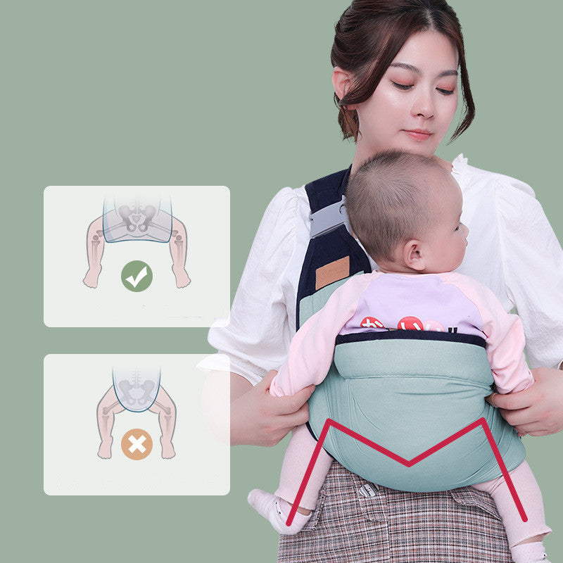 One-handed Newborn Baby Carrier Cotton Wrap Sling Carrier Newborn Safety Ring Kerchief Comfortable Infant Bag Baby Bumpity Boo