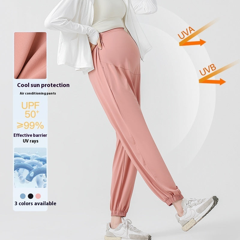 Silk Thin Type Sunscreen Plus Size Maternity Pants Sports Pants
