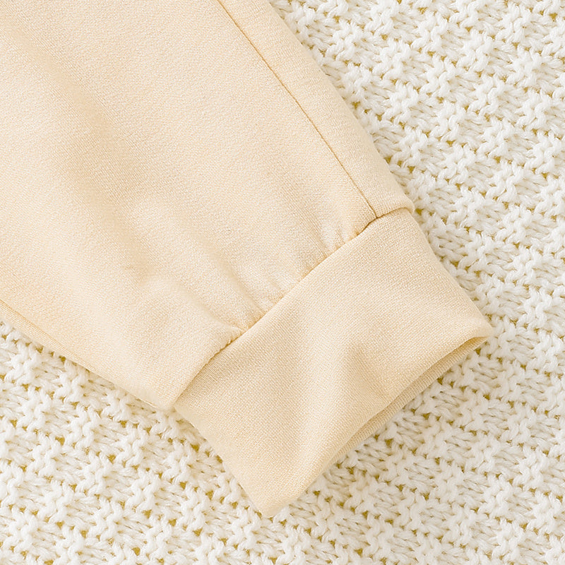 2Pcs Christmas Outfits MERRY Christmas Letter Print Round Neck Long Sleeve Sweatshirt & Pants Set