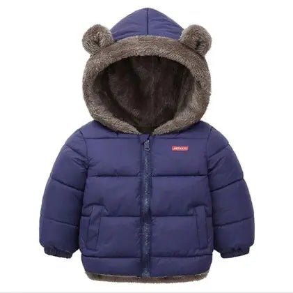 Cotton-padded Winter Jacket, Children's Cotton-padded Jacket, Double-sided Wear Baby Bumpity Boo
