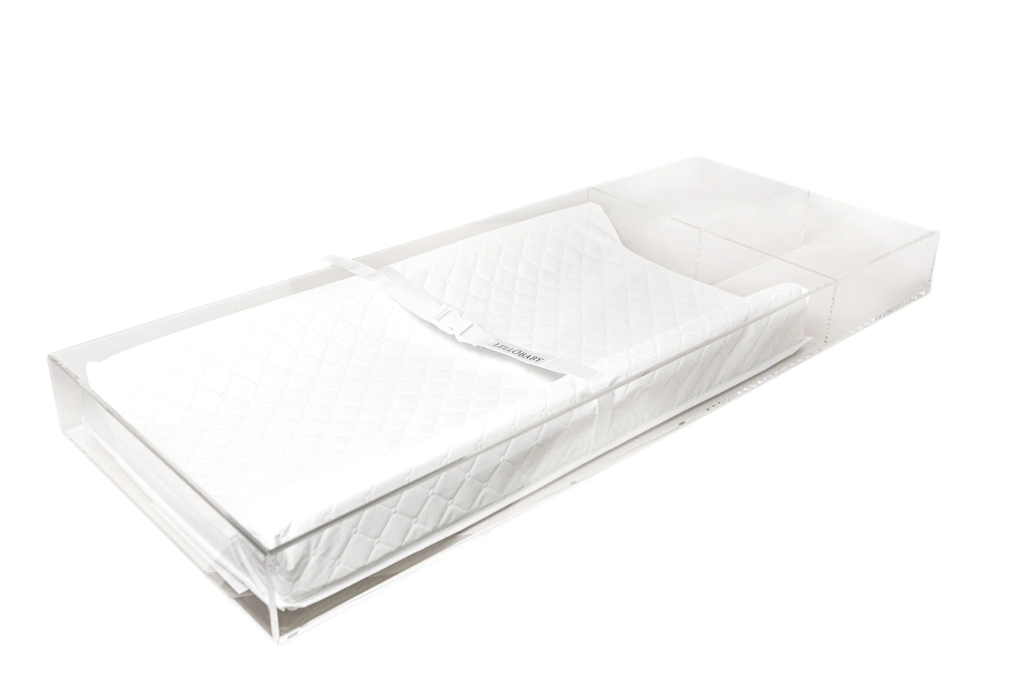 LELLOBABY™ - 6mm Thick Premier Edition Acrylic Diaper Changing Tray PLUS+