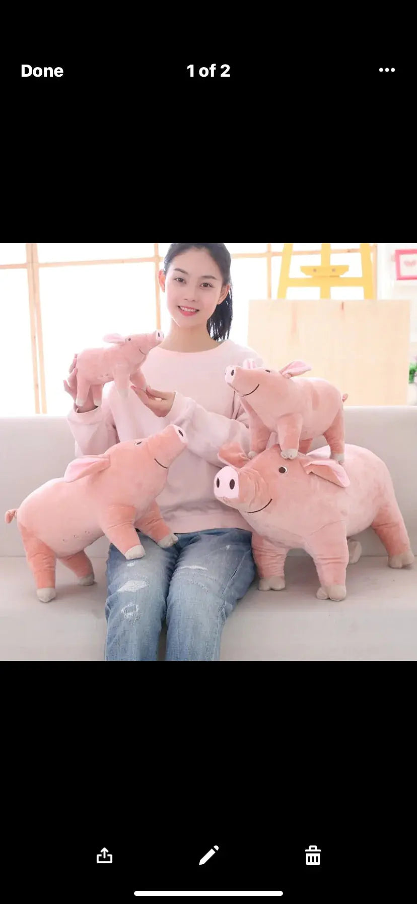 Cutie Pig Plush Baby Bumpity Boo