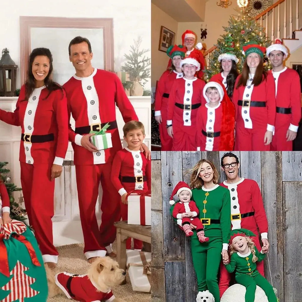 Santa Christmas Pajamas Baby Bumpity Boo
