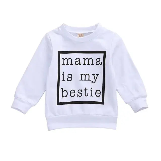 Sweatshirts Letter Printed Baby Bumpity Boo