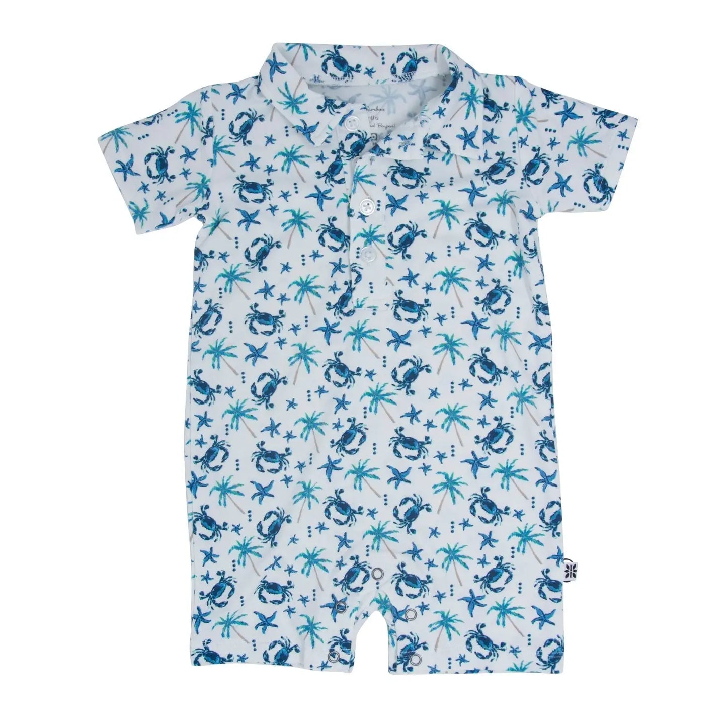 Polo Rompers · Boys Prints/Themes
