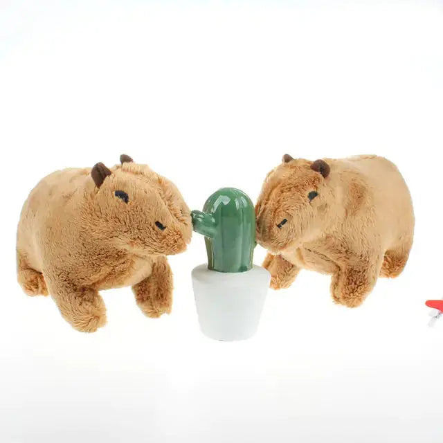 Fluffy Capybara Plush Toy Baby Bumpity Boo