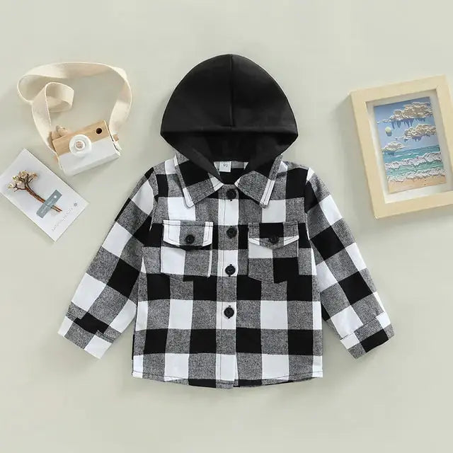 Vintage Autumn Children Kids Boys Shirts Coats Baby Bumpity Boo