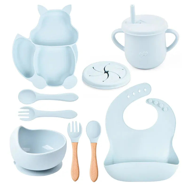 Baby Silicone Feeding Set Baby Bumpity Boo