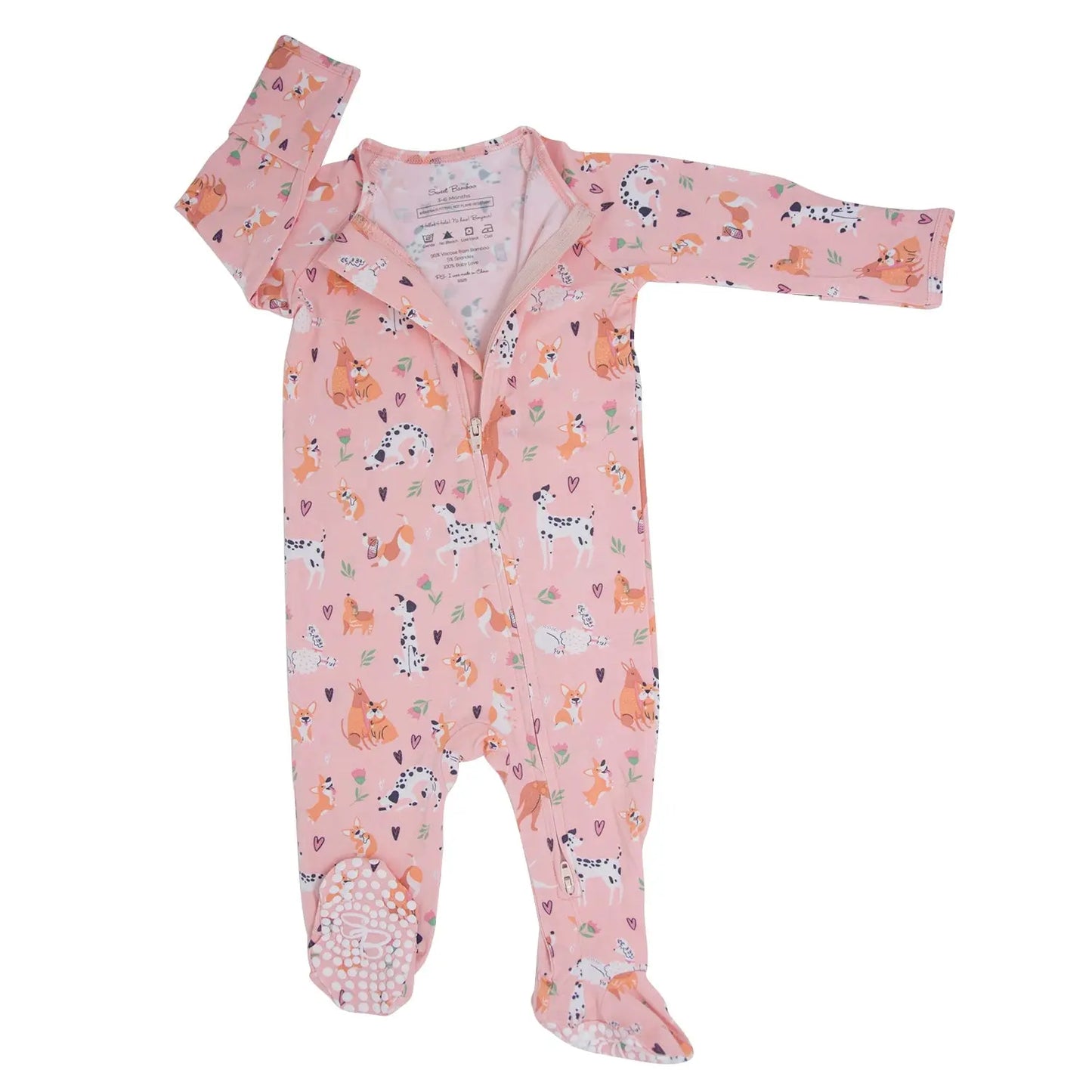 Neutral Zipper Footie
