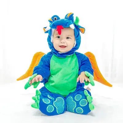 Baby Animal Halloween Costume – Cute Plush Animal Jumpsuit for Babies - Baby Bumpity Boo