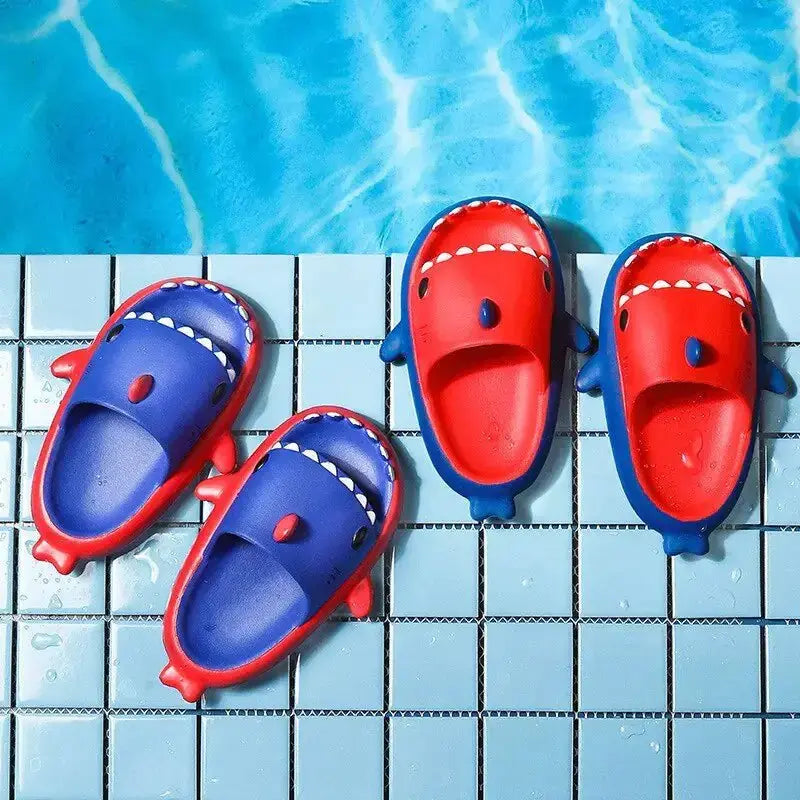 Dive into Summer Fun with Colorful Shark Kids Sandals! - Baby Bumpity Boo