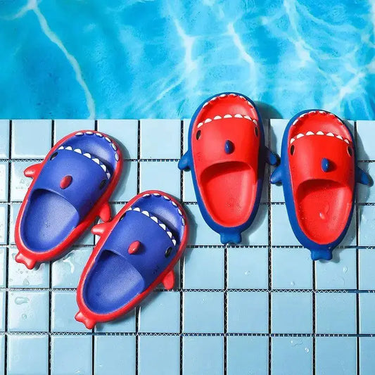 Dive into Summer Fun with Colorful Shark Kids Sandals! - Baby Bumpity Boo