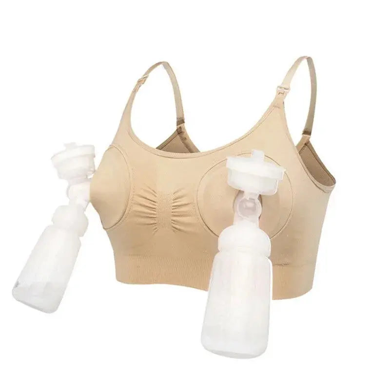 Experience Unmatched Comfort with Our Nursing Bra and Pump Combo - Baby Bumpity Boo