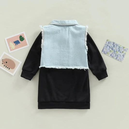 Elevate Your Little One's Style with Our Infant Dress + Waistcoat Set! - Baby Bumpity Boo