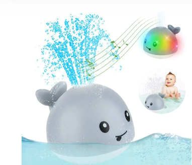 Make Bath Time Fun with the Electric Whale Bath Ball