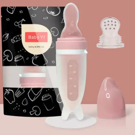 Silicone Baby Feeding Bottle – Newborn Dolphin Multi-Purpose - Baby Bumpity Boo