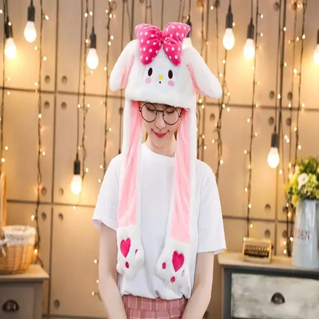 Hop Into Fun with the Rabbit Ear Airbag Hat! - Baby Bumpity Boo