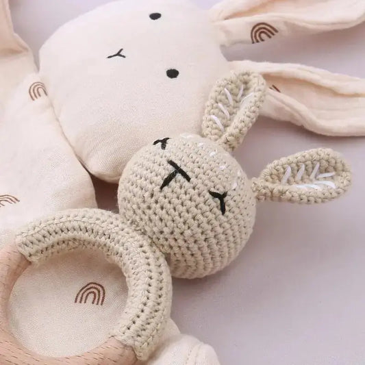 Keep Your Baby Happy and Comfortable with the Facecloth Pacifier Chain Clip Set - Baby Bumpity Boo