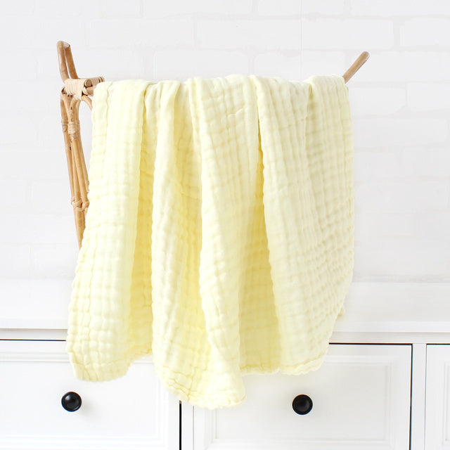 6 Layers Bamboo Cotton Baby Receiving Blanket