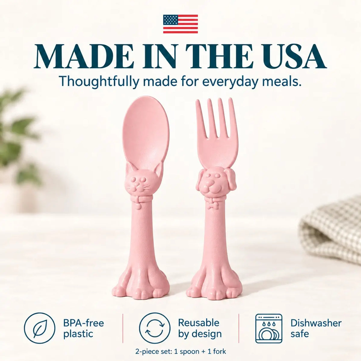 Spoon la la Toddler Utensils — 2-Pack