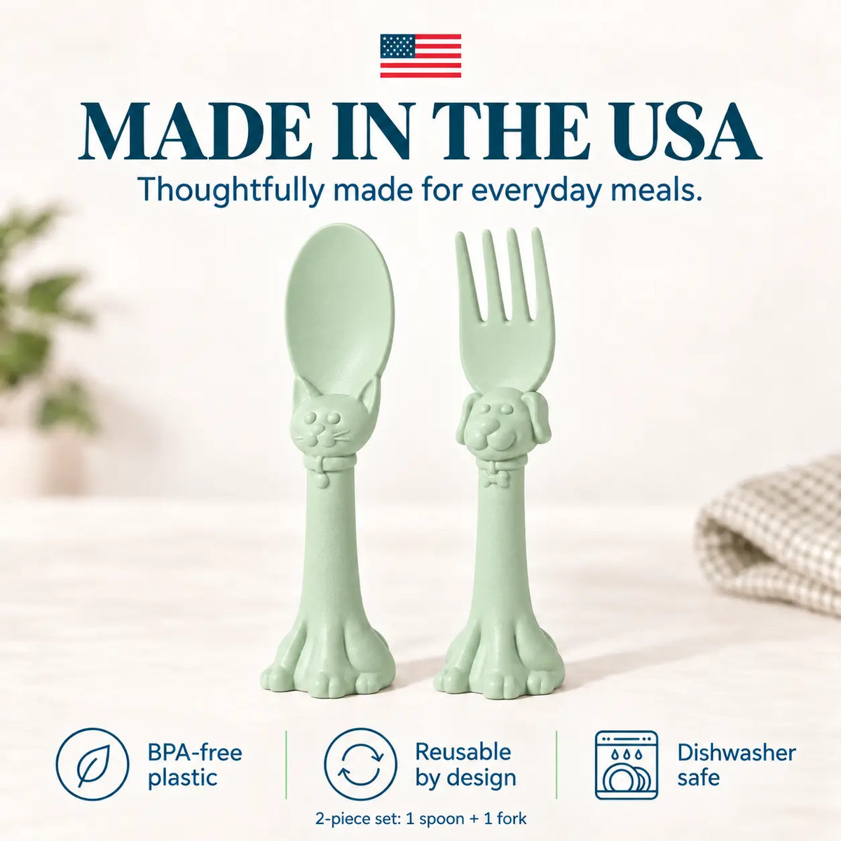 Spoon la la Toddler Utensils — 2-Pack