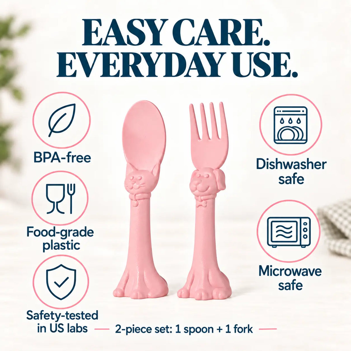 Spoon la la Toddler Utensils — 2-Pack