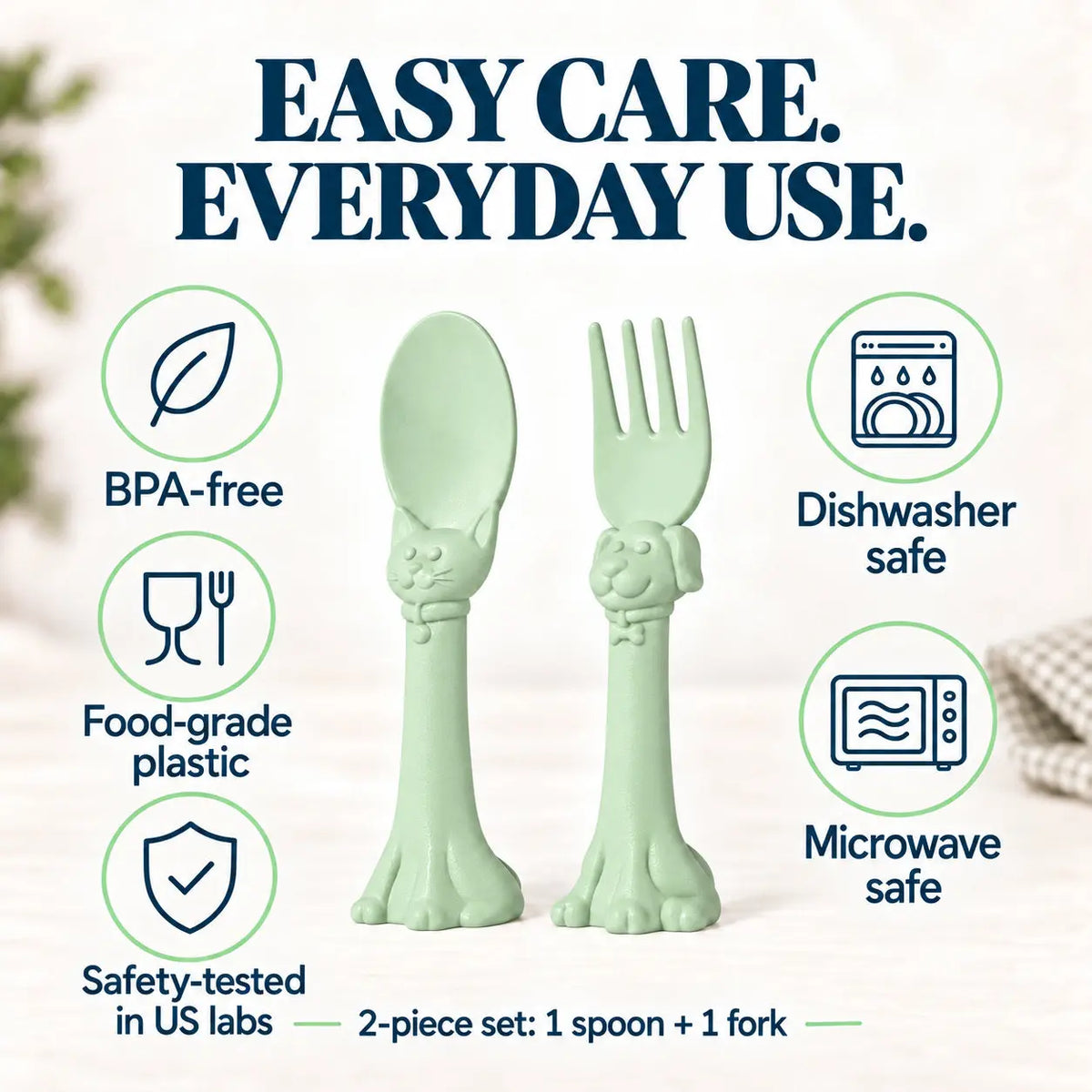 Spoon la la Toddler Utensils — 2-Pack